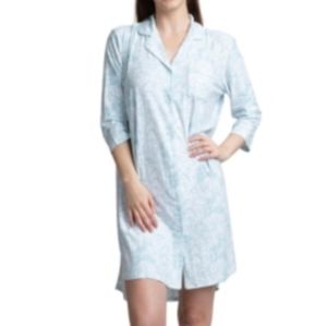 New Hanes Notch Collar Sleepshirt Nightgown
